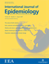 INTERNATIONAL JOURNAL OF EPIDEMIOLOGY雜志封面
